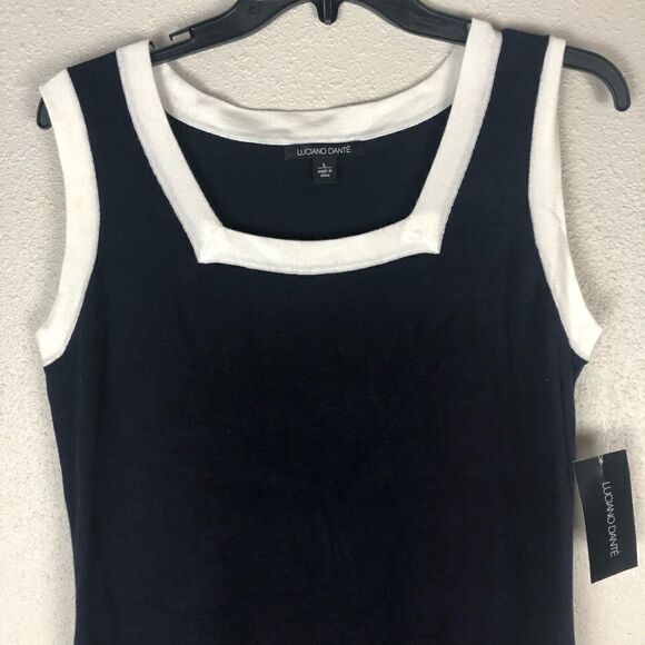 NWT Luciano Dante Navy Tank Top Size Large - Picture 2 of 6